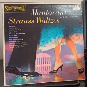 Mantovani & His Orchestra  -  Strauss Waltzes - Circa 1958